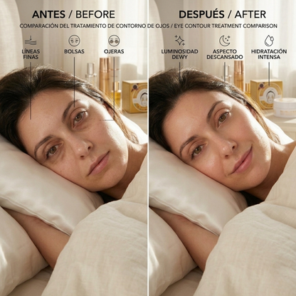 SnailLux™ - Mascarilla Hidratante para Ojos, Elimina Ojeras, Reduce Bolsas y Reafirma la Piel