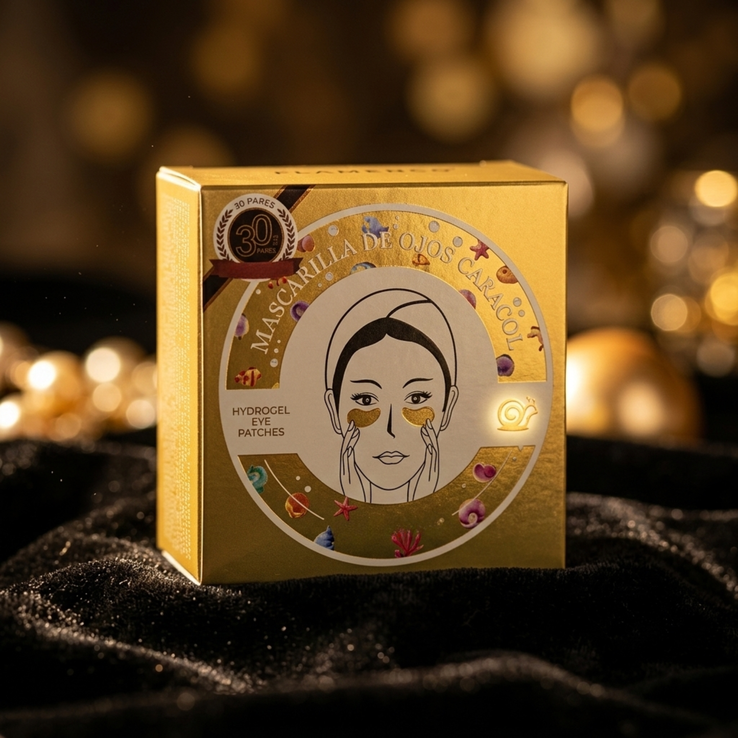 SnailLux™ - Mascarilla Hidratante para Ojos, Elimina Ojeras, Reduce Bolsas y Reafirma la Piel