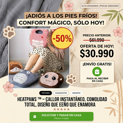 HeatPaws™ - Calor instantáneo, comodidad total, diseño que enamora