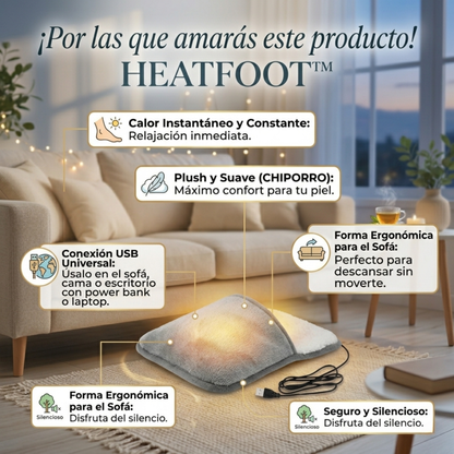 HeatPod™ - Calor instantáneo para tus pies, sin levantarte del sofá