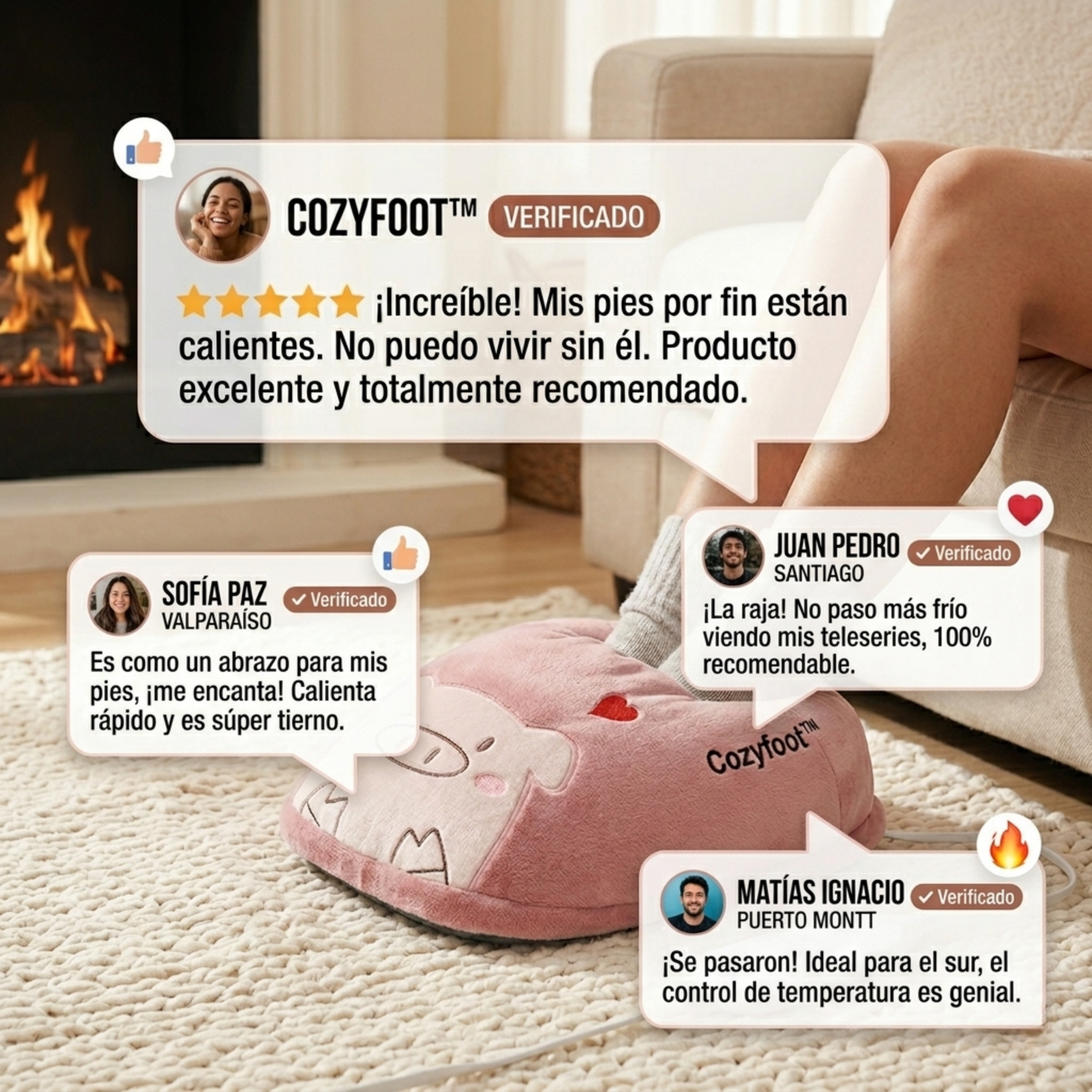 CozyFoot™ - Calor instantáneo para tus pies, cero frío en tu vida